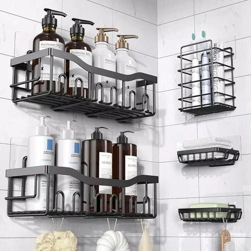 Set de 5 Organizadores para Ducha Minimalista | BathNest