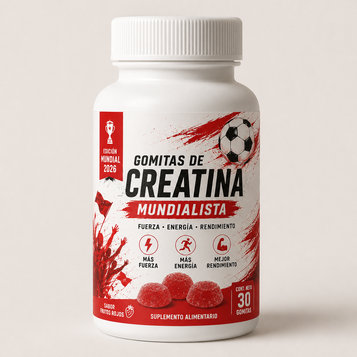 Gomitas de Creatina Mundialista