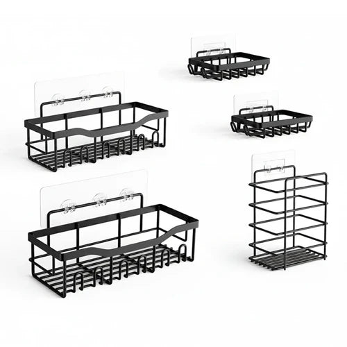 Set de 5 Organizadores para Ducha Minimalista | BathNest
