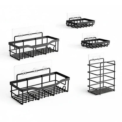 Set de 5 Organizadores para Ducha Minimalista | BathNest