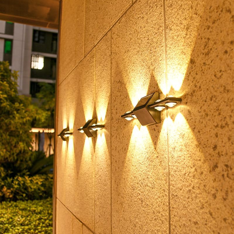 Combo Luz Cálida Exterior para pared