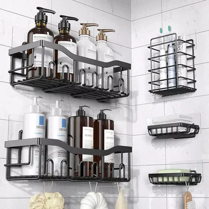 Set de 5 Organizadores para Ducha Minimalista | BathNest