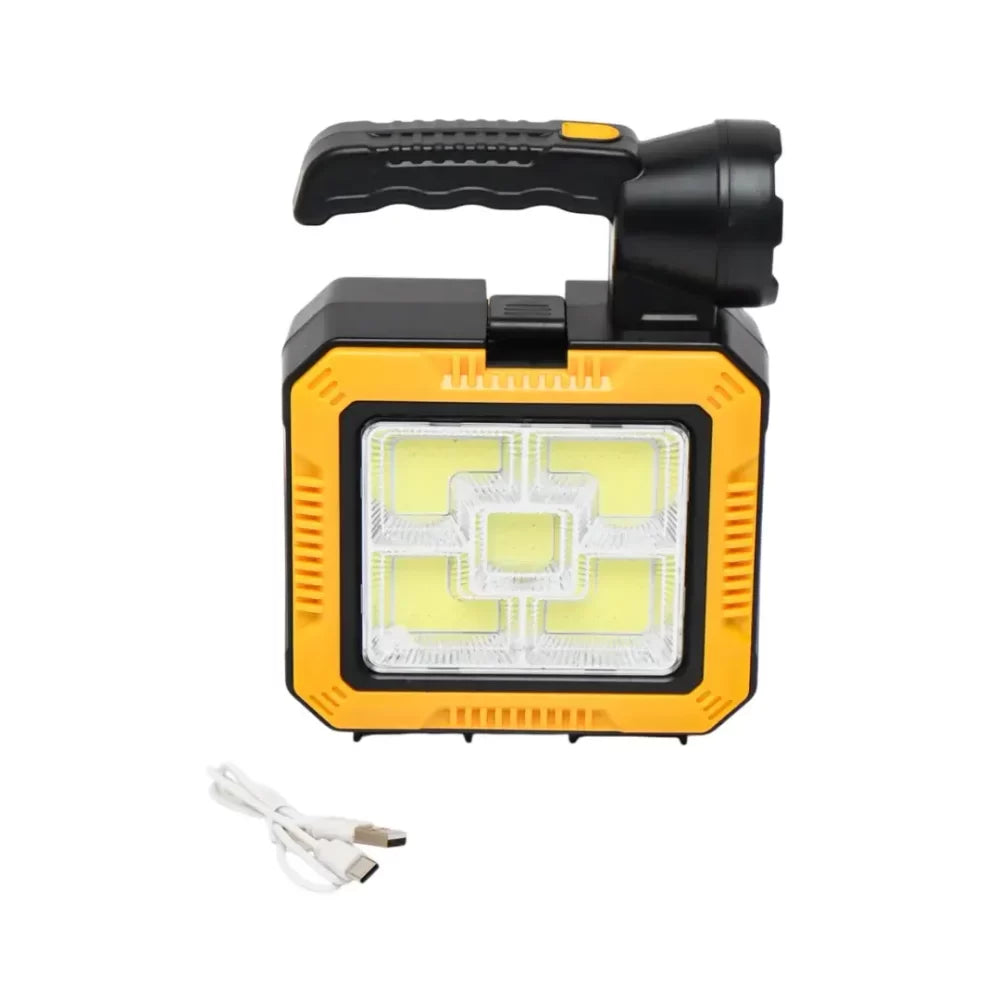 Linterna solar recargable con kit de herramientas 🔦