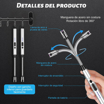 Encendedor Eléctrico Portátil Recargable